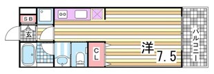 神戸駅 徒歩4分 11階の物件間取画像